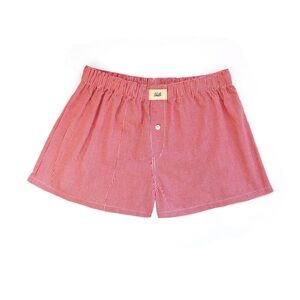 Oddli Classic Boxers Small Red Gingham XS/S NWT